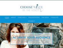Tablet Screenshot of choosewiser.com